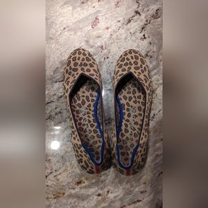Rothy's washable flats leopard print